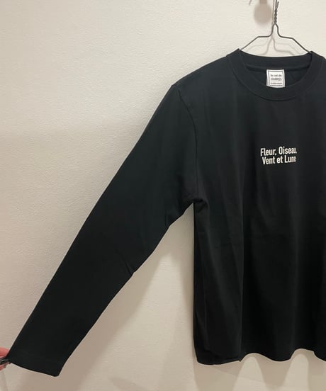 【le ciel de HARRISS】BK252- 11210 小さめロゴ 長袖Tシャツ