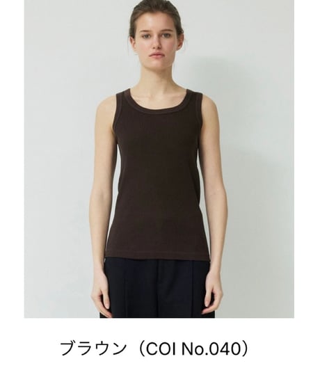 【Johnbull】 JL261C06 ピグメント針抜きタンクトップ