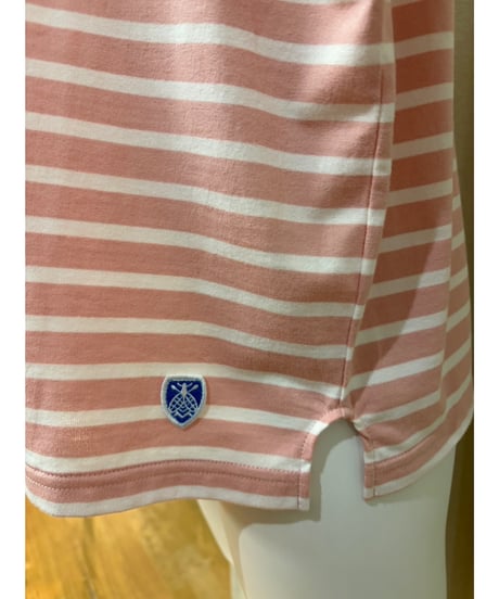 【ORCIVAL】 OR-C0335 ボートネック ショートスリーブ プルオーバーボーダー 半袖 Tシャツ