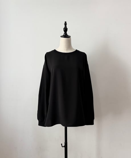 【siro de labonte】R613311 puff sleeve pullover linen like hightwist