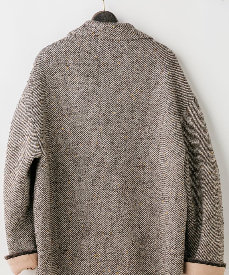 Lallia Mu 25AW】2514223 ミックスツイードオーバージャケット | sel