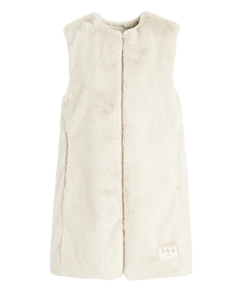 ボアベスト セール】 ミドルボアベスト（オフホワイト/チャコールグレー/モカ