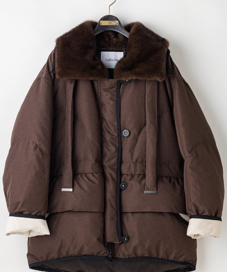 【Lallia Mu 26AW】2614050 ミンクカラーダウンコート