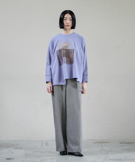 【Lallia Mu 26AW】  2613533 ドルマンスリーブトレーナー