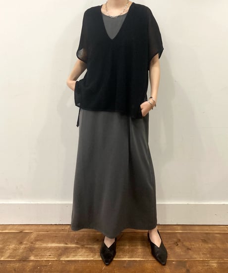【sirodelabonte】R523106 mesh vest hightwist cotton