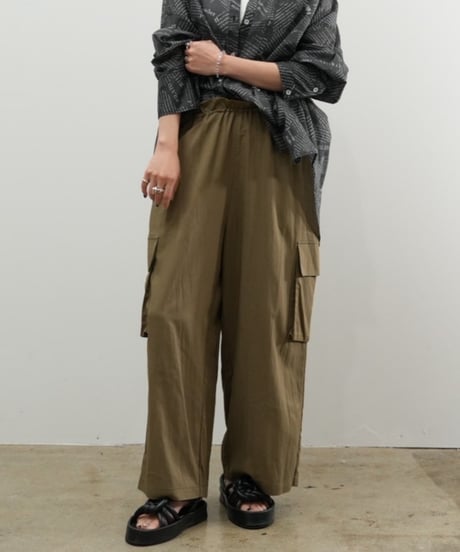 【RILATO】  R25317　ドロストカーゴパンツ