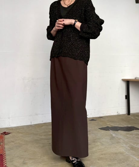 【cafune】545610 warm pique stretch tight skirt