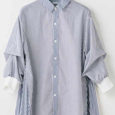 [新品] ラリアムー(Lallia Mu) シャツワンピース 有楽町マルイ】Lallia Mu mulch stripe shirt one piece | Scrap