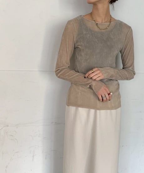 【cafune 】545916 Flickr tulle pullover