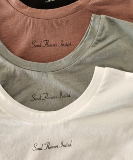 【 Ordinary】BO25-121T　Sheer Sleeveless Logo T-shirt