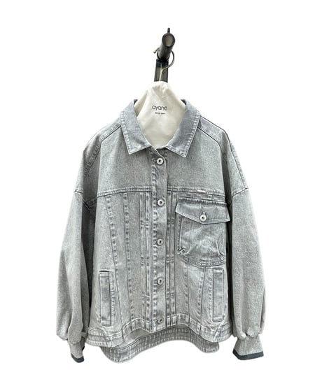 【ayane 26AW】  856705　グレイッシュデニムジャケット