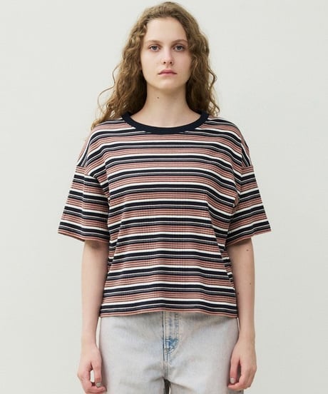 【JOHNBULL】 JL261C12 ランダムテレコボックスTシャツ