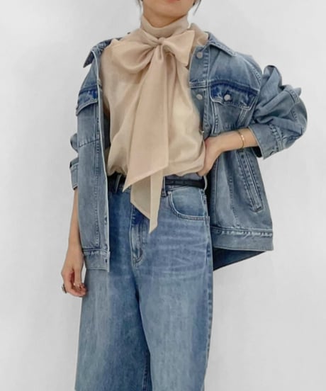 【cafune】515415 raglan sleeve denim jacket
