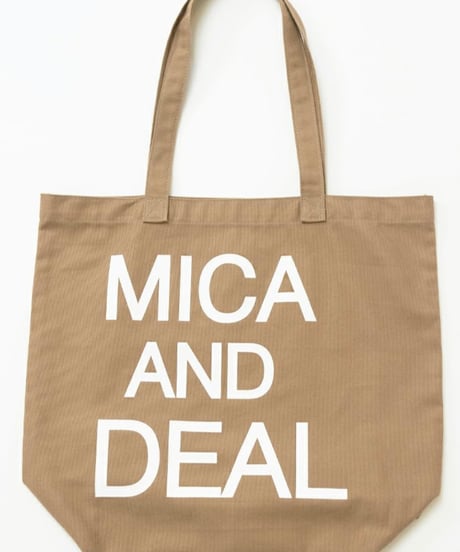 【MICA&DEAL】M00E023GD ロゴコットンバッグ
