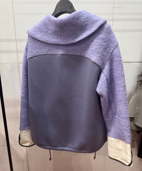 【Lallia Mu 26AW】2416516 ターンネックプルオーバー