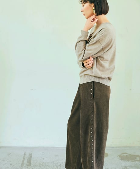 【ruxe 26AW】2634420 2WAYロゴニット