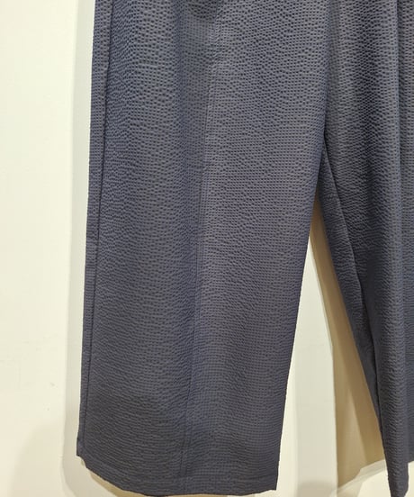 【LeMélange 26SS】  8623508 サッカー素材パンツ