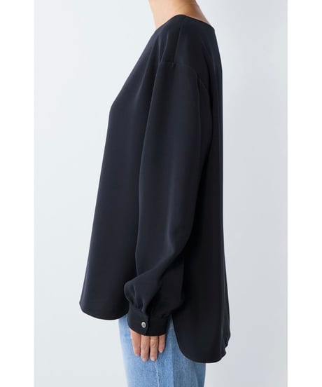 【MICA&DEAL】 0126101011 シルキーボートネックブラウス