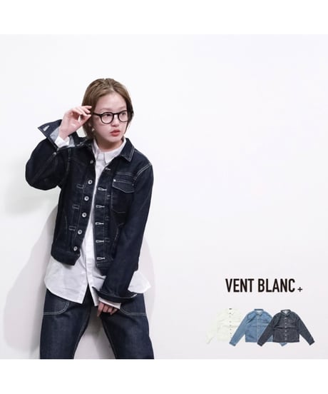 【VENT BLANC+（ヴァンブラン プリュス）】 VBJ191305  ヴァンブランプリュス デニム ジャケット