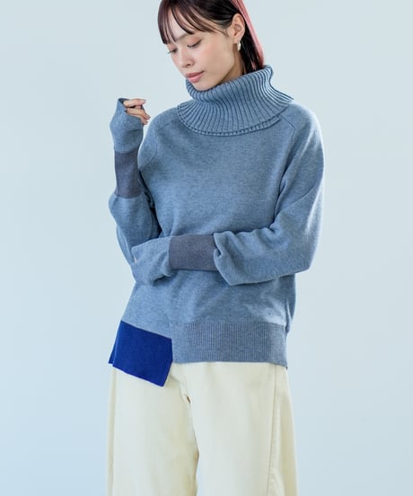 【Lallia Mu 26AW】2614431 ネックウォーマーセットニット