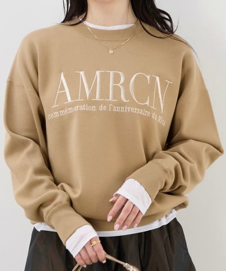 AMERICANA×MICA&DEAL×MMNロゴスウェットプルオーバー AMERICANA×MICA&DEAL×MMNロゴスウェットプルオーバー MICA&DEAL