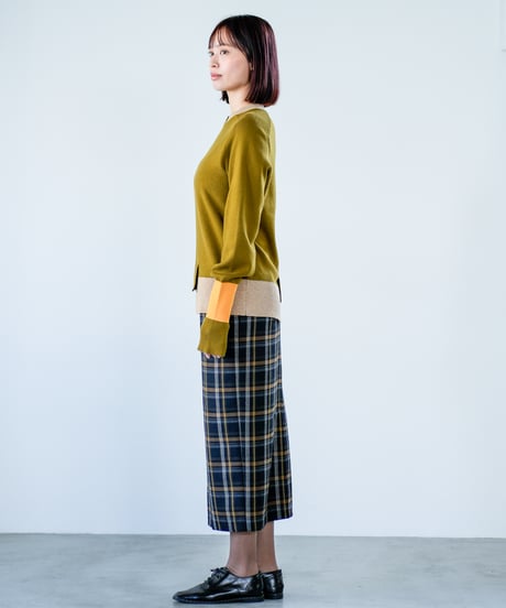 【Lallia Mu 26AW】2614431 ネックウォーマーセットニット