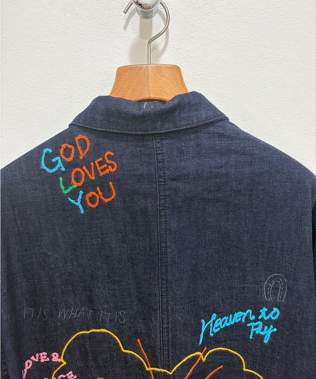 【Universal Style Weare】 661020 RAKUGAKI DENIM JK