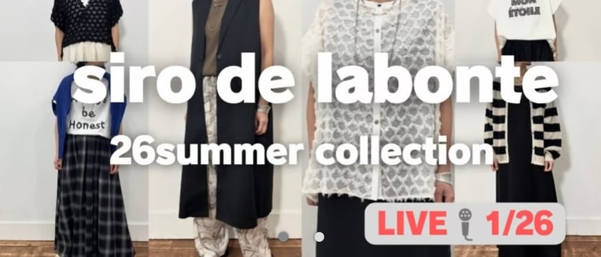 siro de la bonte 26 summer collection | selects