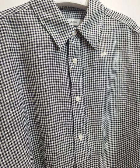 【LeMélange 26SS】  8623205  フレンチリネン2wayシャツ