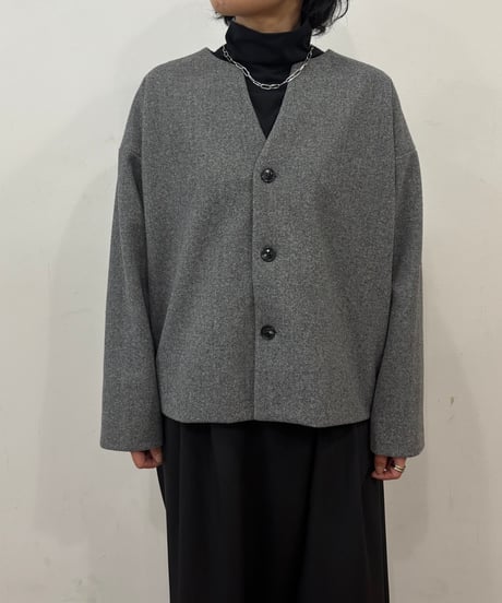 【siro de la bonte 26AW】R643324 light melton back tuck jacket