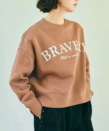 【ruxe 26AW】2634561 BRAVER-Print スウェット