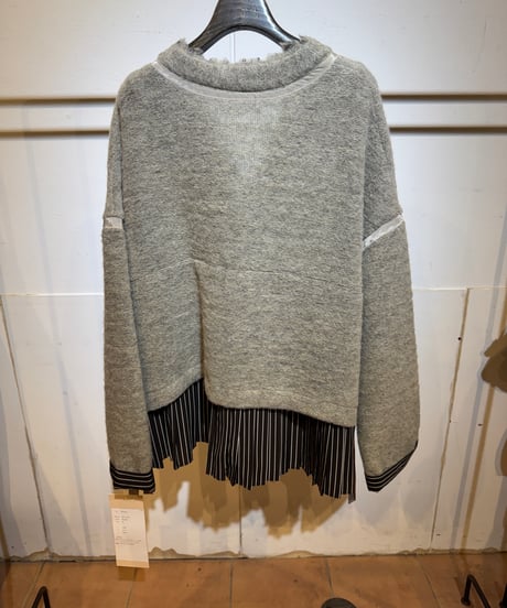39【Lallia Mu 26AW】2614514 スライバーニットカーディガン