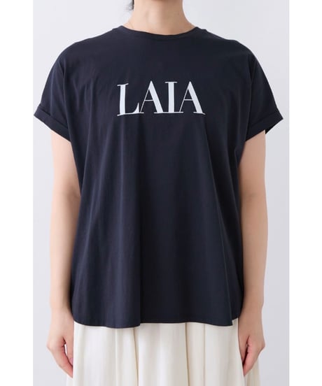 【MICA&DEAL】 0126209101 "LAIA"ロゴヘムラウンドT-shirt