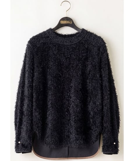 【Lallia Mu 26AW】2614694 フェザージャガードプルオーバー