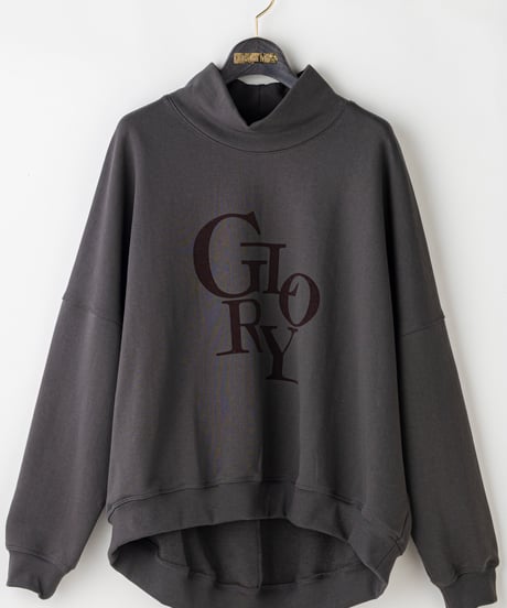 33【Lallia Mu 26AW】2614501 スタンドネックロゴプルオーバー