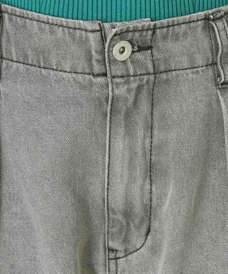 【MICA&DEAL】0125103023ハイウエストデニムパンツ