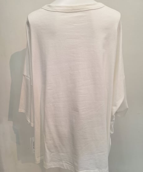 【ATELIER SIX】 21254485 CLASSIC 8分袖天竺ロゴワイドT