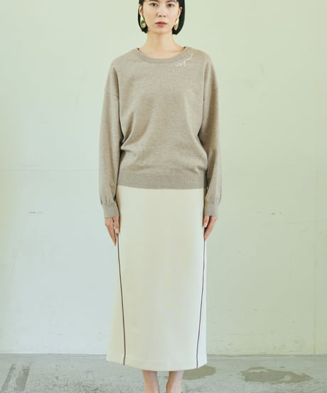 【ruxe 26AW】2634420 2WAYロゴニット