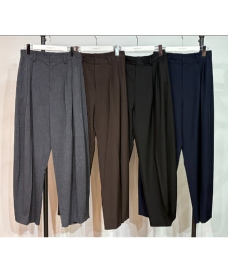 【PRIORITY 26AW】 P67060HW 2タックカーヴィーパンツ