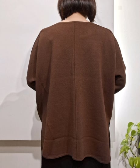 【ATELIER SIX】HL-11256311 ジャガード編ワイドプルオーバー