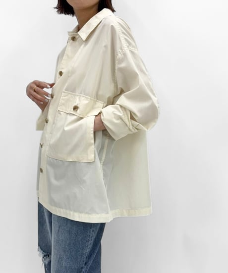 【cafune】515402 ECOPET military shirts