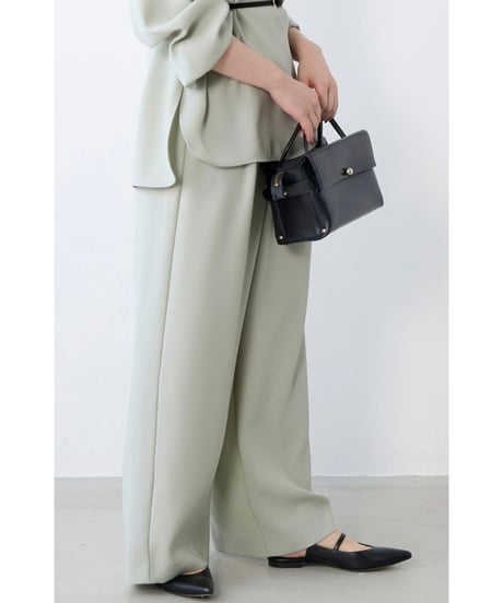 【MICA&DEAL】 0126103012 シルキーストレートワイドパンツ