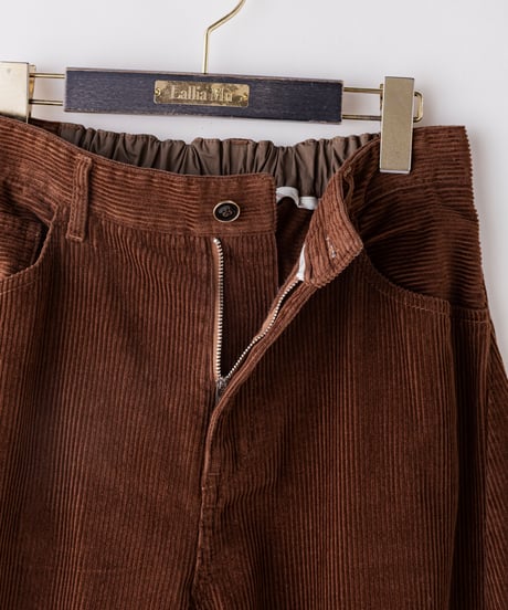 【Lallia Mu 26AW】  2613761 コーデュロイカーブパンツ