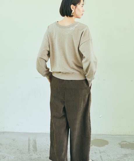 【ruxe 26AW】2634420 2WAYロゴニット