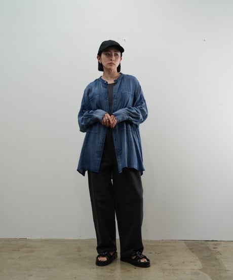 【RILATO】  L25300 2.5oz tow side pocket denim shirt