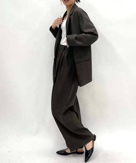 【cafune 26PREFALL 】 35403 tweed like double jacket
