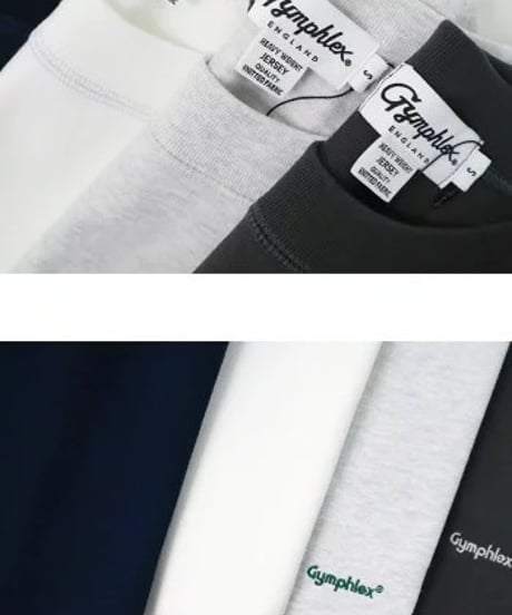 【Gymphlex】J-9271 HWJ ロゴ刺繍 半袖ビッグTシャツ MEN