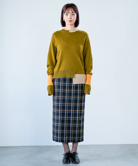 【Lallia Mu 26AW】2614431 ネックウォーマーセットニット