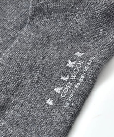 【FALKE ファルケ 】 #47548 ショート丈 カシミヤブレンド ウール ソックス “COSY WOOL”