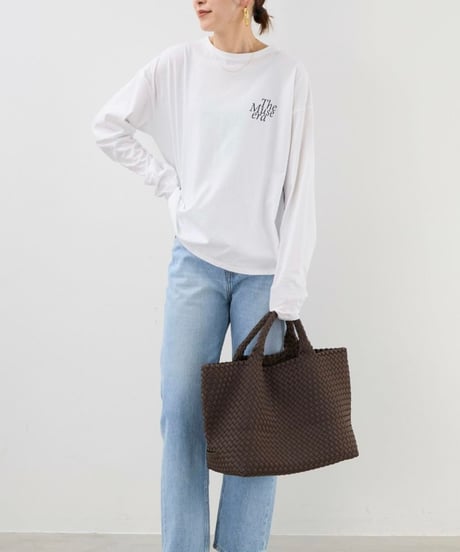 【MICA&DEAL】0125309245 バックプリントロゴロングT-shirt